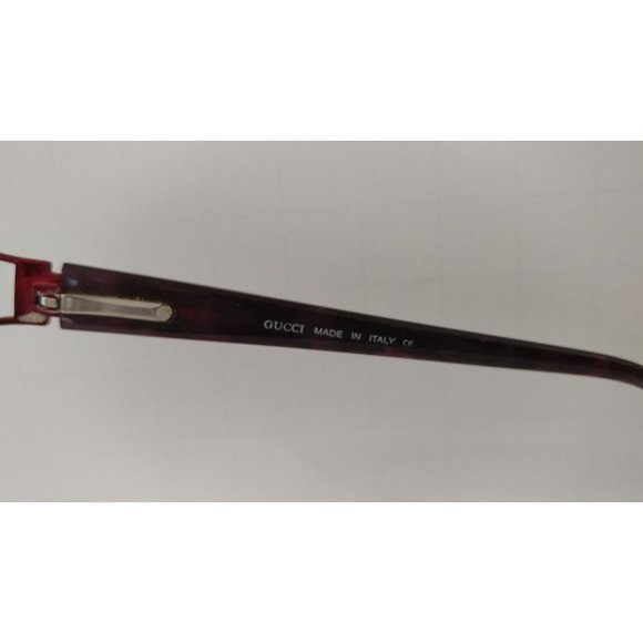 Authentic Gucci GG 1233 51*17*135 Designer Dark Red Eyeglasses/Sunglasses Frames